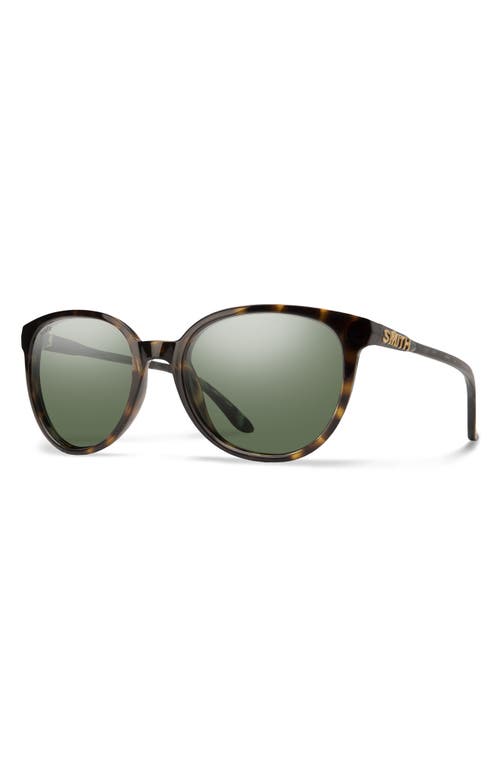 Smith Cheetah 54mm Polarized Round Sunglasses In Black