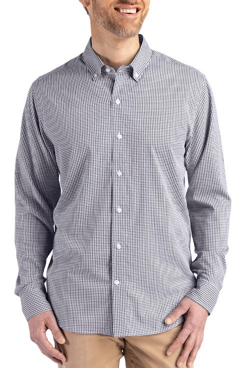 Skyline Epic Confidence Check Stretch Button-Down Shirt (Big & Tall)
