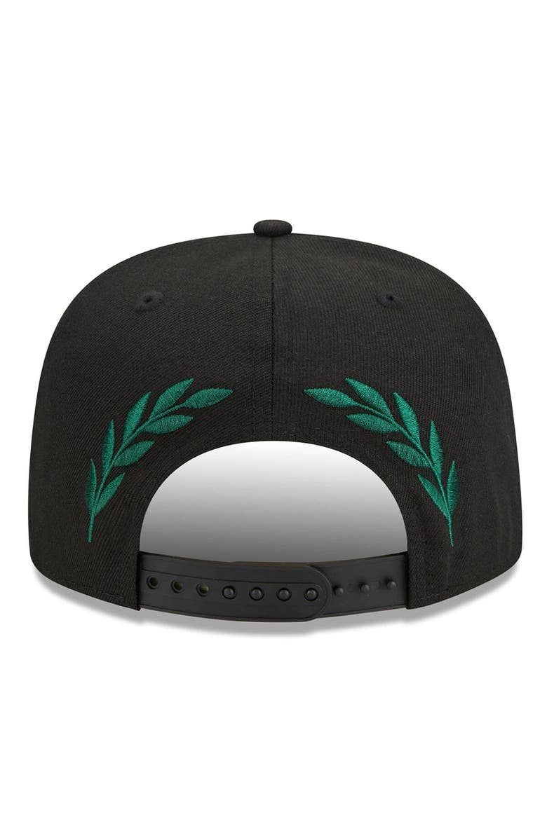 New Era Men's New Era Black Oakland Athletics Branch Golfer Snapback Hat, Alternate, color, 