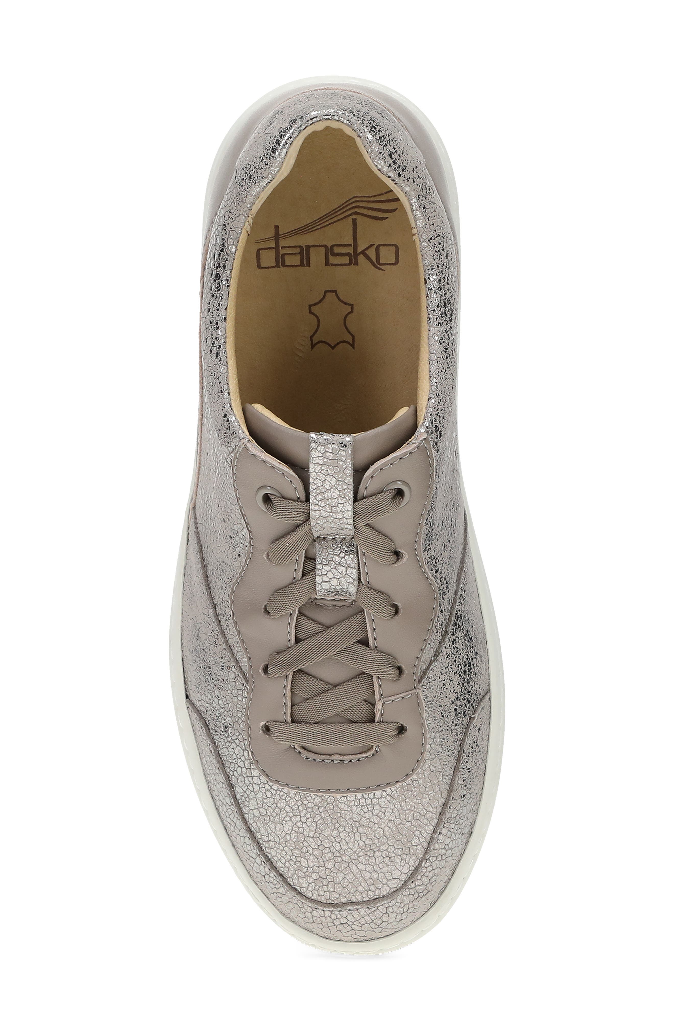 Josey Low Top Sneaker, Alternate, color, TAUPE METALLIC