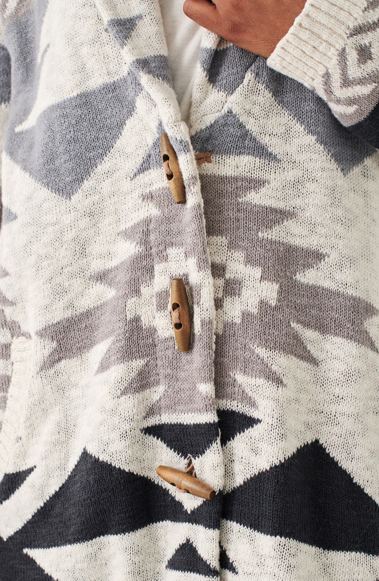 Faherty Lodge Organic Cotton Cardigan, Alternate, color, 