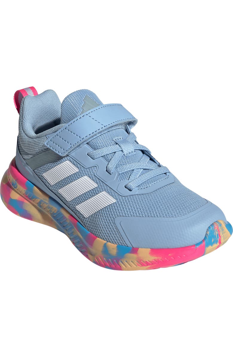 adidas Kids' Fortarun 4.0 Running Shoe, Main, color, Glow Blue/ Grey Met./ Pink
