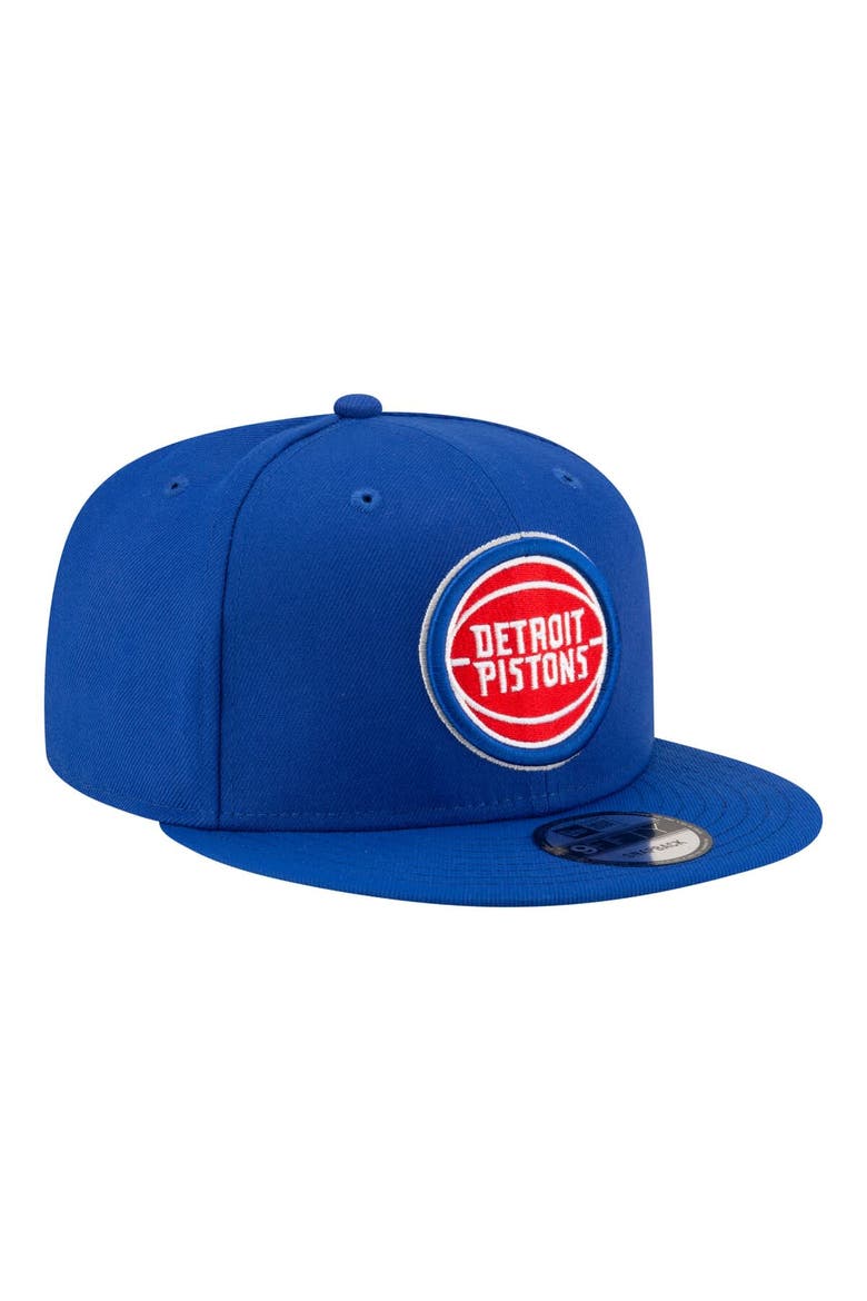 Men's New Era  Blue Detroit Pistons One Tone Team 9FIFTY Adjustable Hat, Alternate, color, Blue