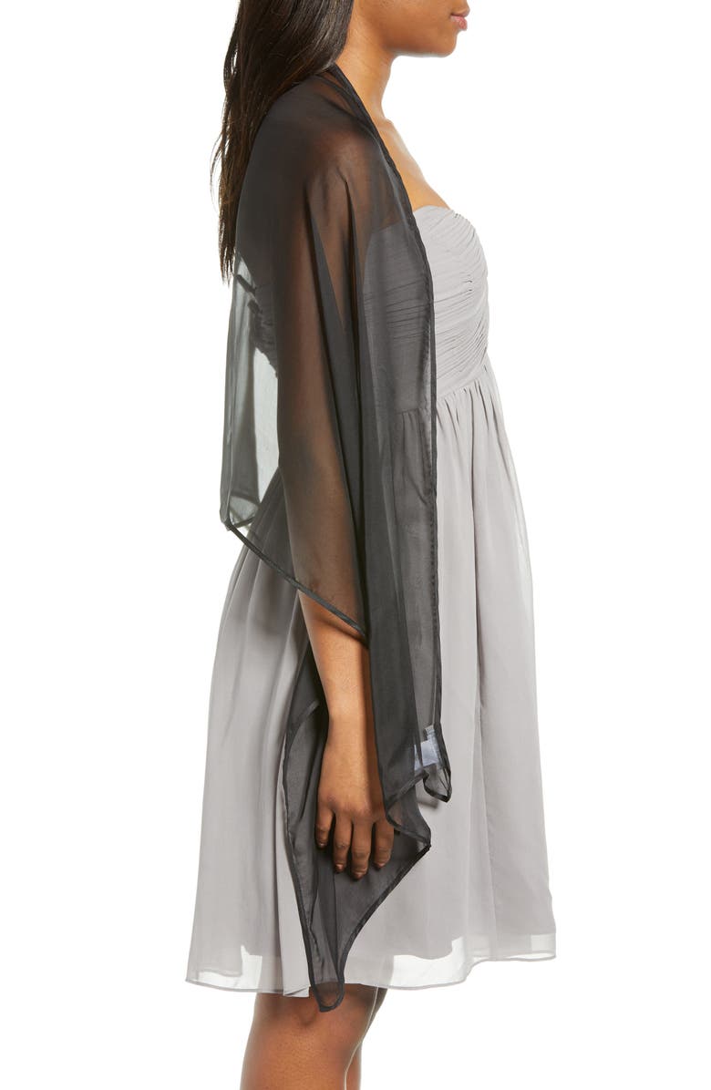 Nordstrom Silk Chiffon Wrap, Alternate, color, 
