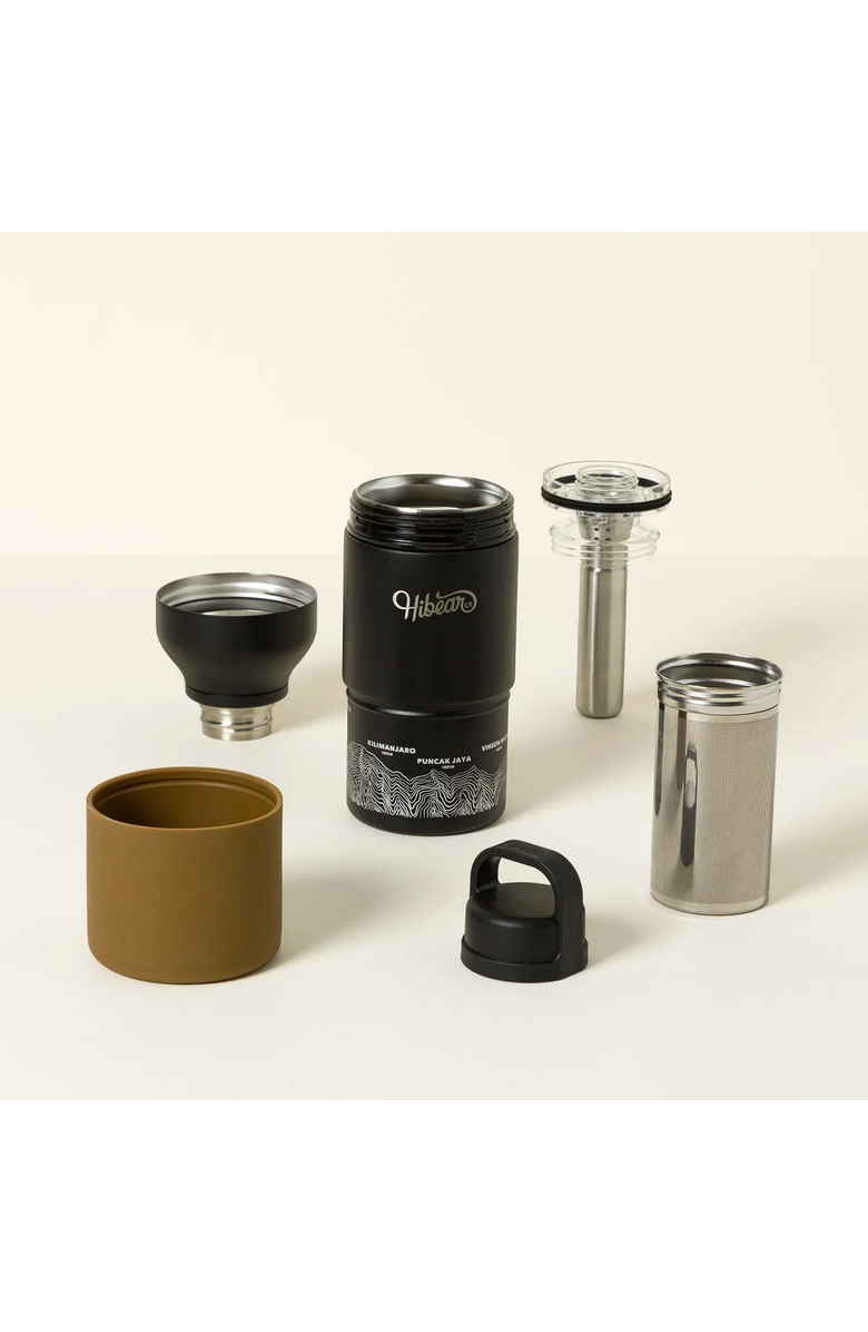 Uncommon Goods 6-in-1 Adventure Flask by Hibear, Alternate, color, Black / Brown