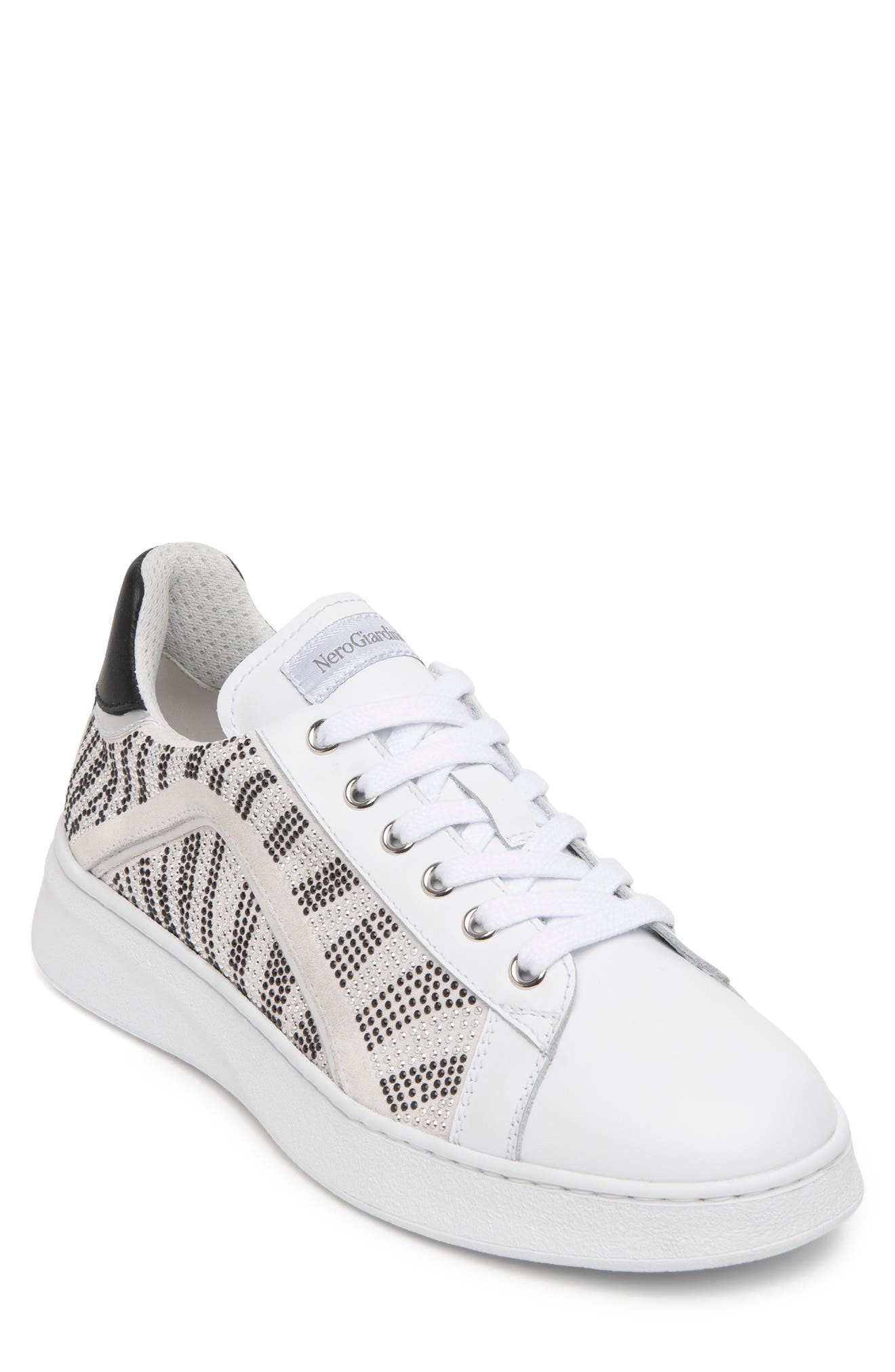 NeroGiardini Animal Embellished Sneaker, Main, color, 