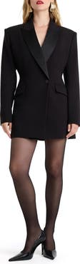 Bardot Courtney Tuxedo Minidress