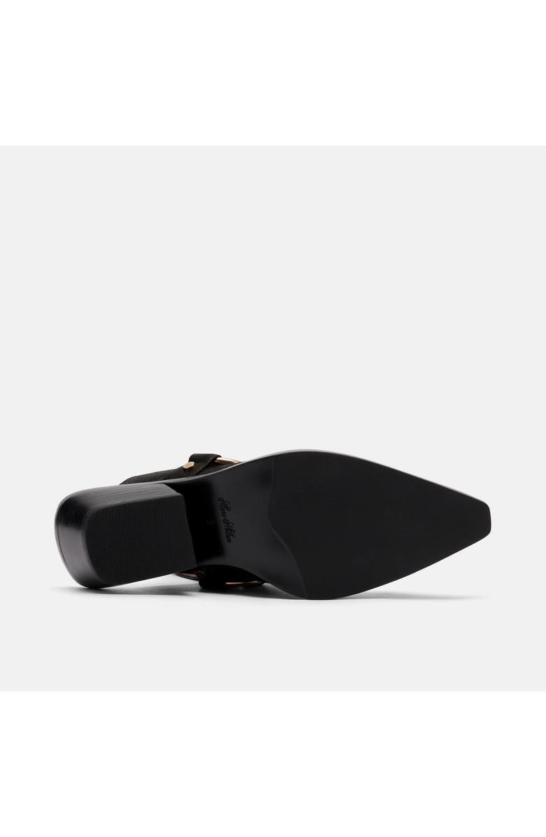 MARC NOLAN Frontier Calf Leather Western Slingbacks, Alternate, color, Black