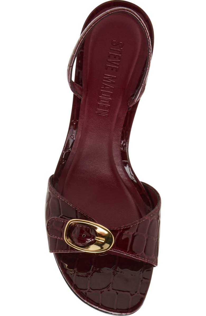 Steve Madden Henrietta Slingback Sandal, Alternate, color, Red Croco