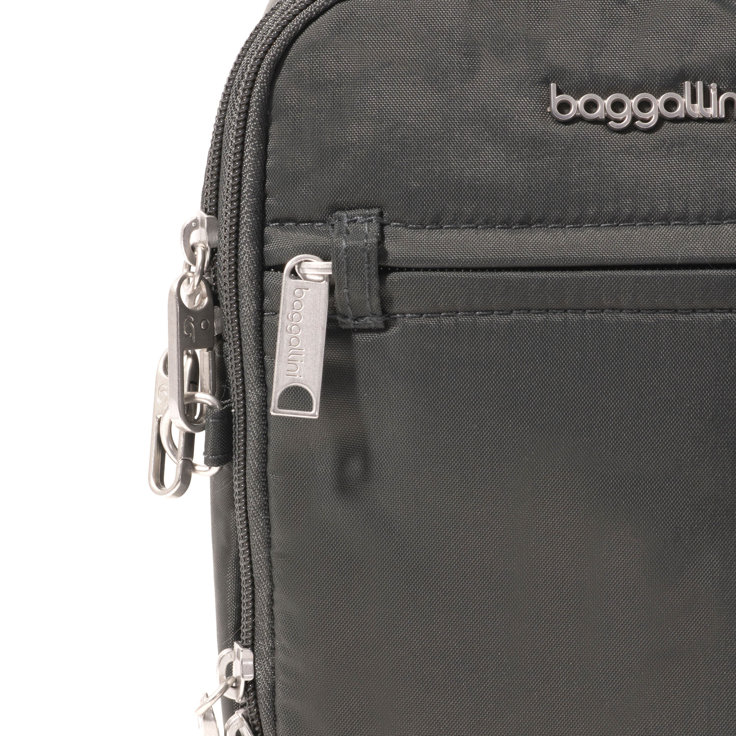 Securtex Classic Anti-Theft Mini Everything Crossbody, Alternate, color, CHARCOAL