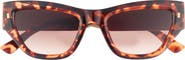Vince Camuto 50mm Gradient Slim Cat Eye Sunglasses