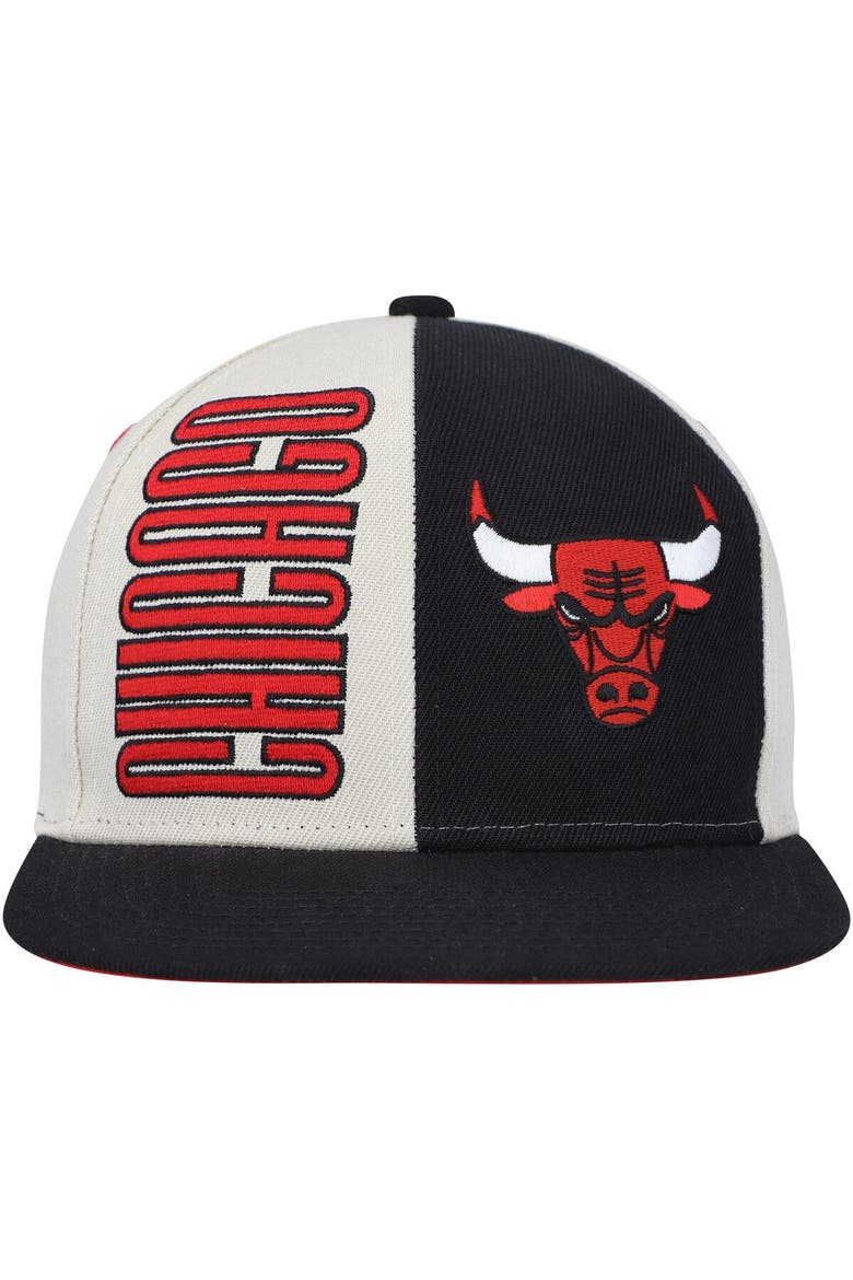 Men's Mitchell & Ness Cream Chicago Bulls Hardwood Classics Pop Snapback Hat, Alternate, color, Cream