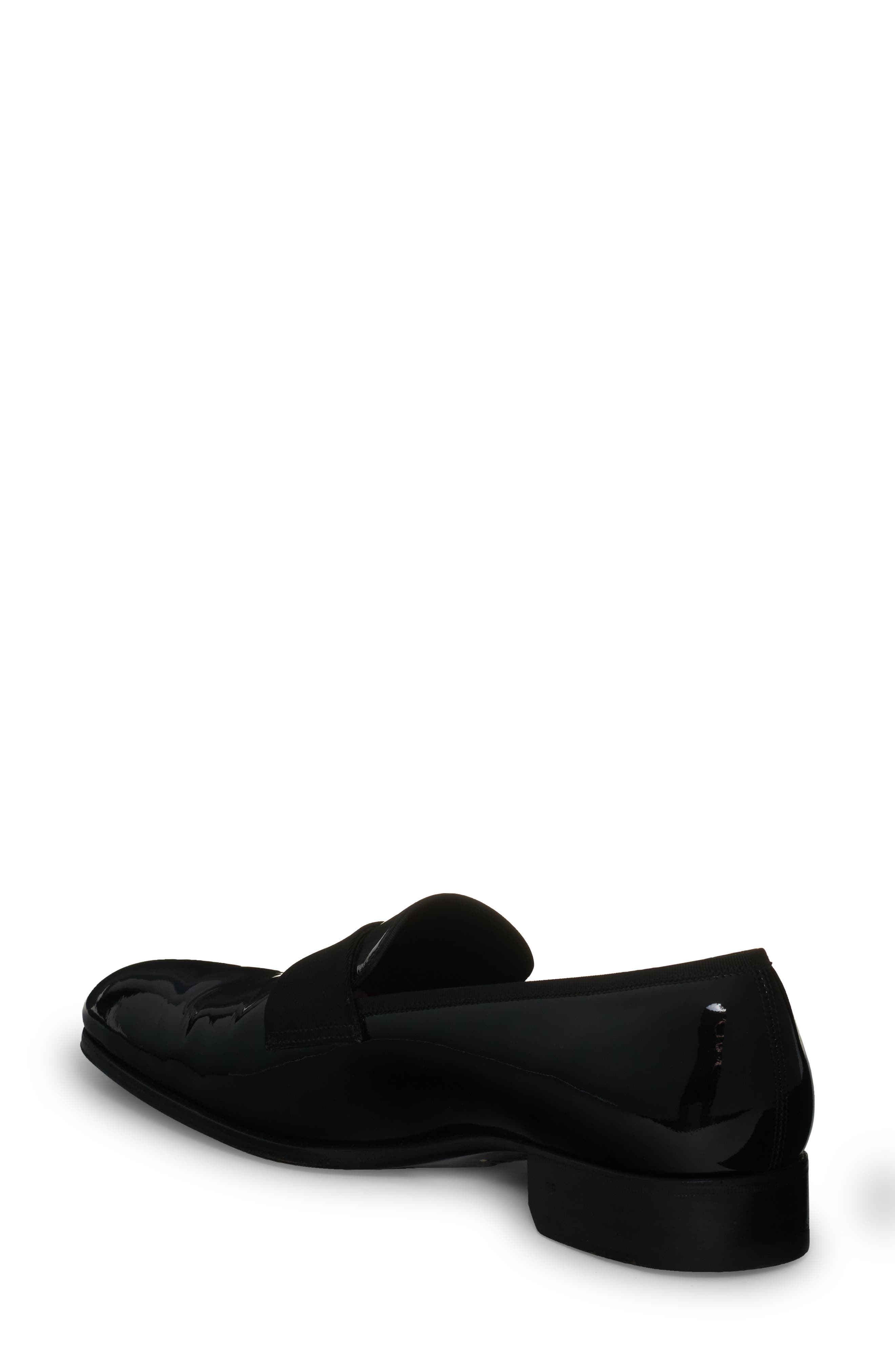 TOM FORD Patent Leather Loafer, Alternate, color, Black