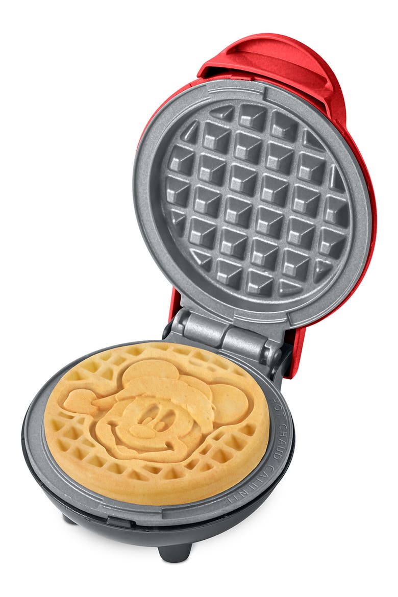 Mickey Mouse Santa Mini Waffle Maker, Alternate, color, RED