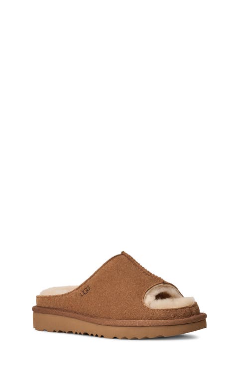 Kids' Greenport Genuine Shearling Lined Slide Sandal (Little Kid & Big Kid)