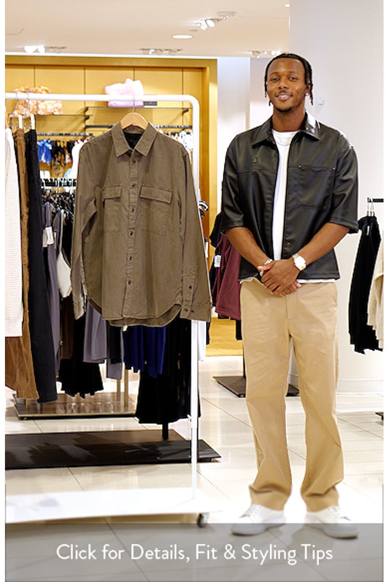 Finch Cotton & Lyocell Button-Up Overshirt video