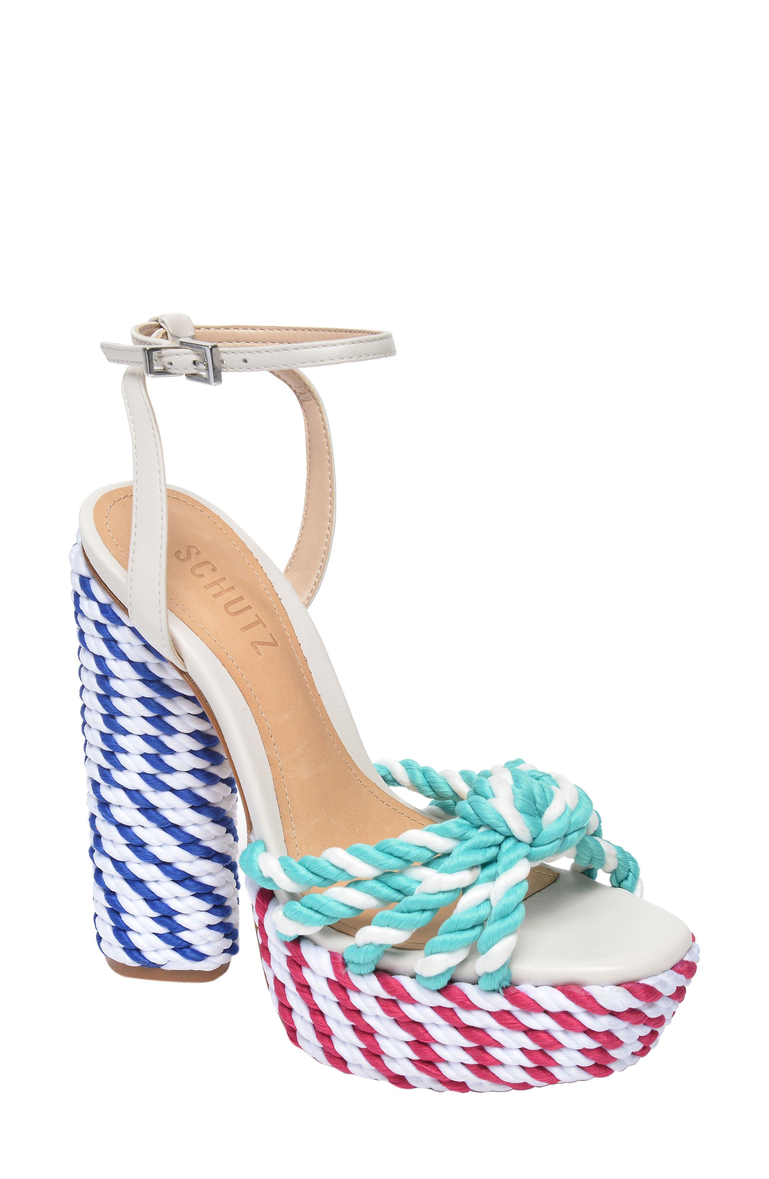 Schutz x Adriana Lima Shulis Sandal, Main, color, 