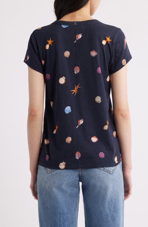 Rag & Bone Short-sleeve Allover Seashell Tee