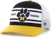 '47 Youth '47 Black/Gold Missouri Tigers Super Stripe Hitch Adjustable Trucker Hat