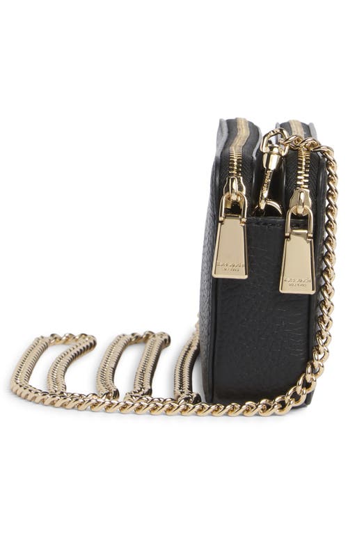 Kate Spade New York Taylor Pebbled Leather Double Zip Crossbody Bag In Black