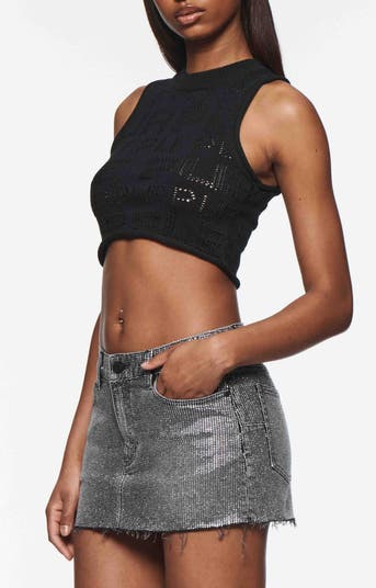 Crop Sweater Vest