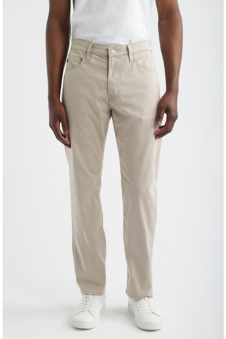 Everett Airluxe™ Commuter Performance Slim Straight Pants, Main, color, CHALK