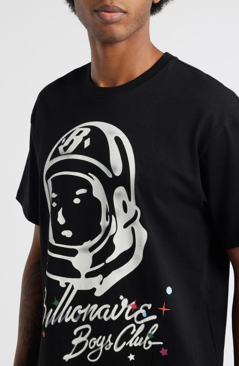 Billionaire Boys Club BB Helmet Head Cotton Graphic T-Shirt, Alternate, color, Black