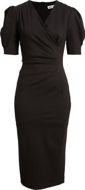 NIKKI LUND Gina Short Sleeve Sheath Dress