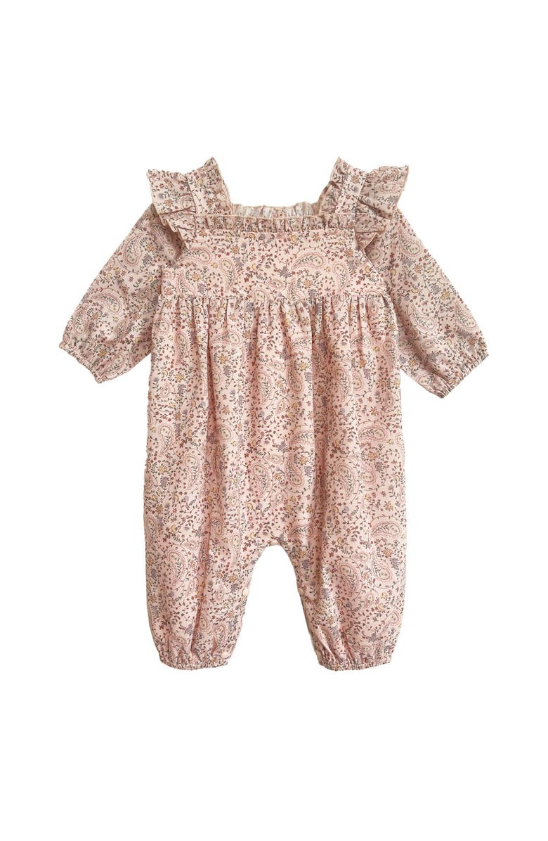 Mabel + Honey Paisely Romper, Main, color, Pink