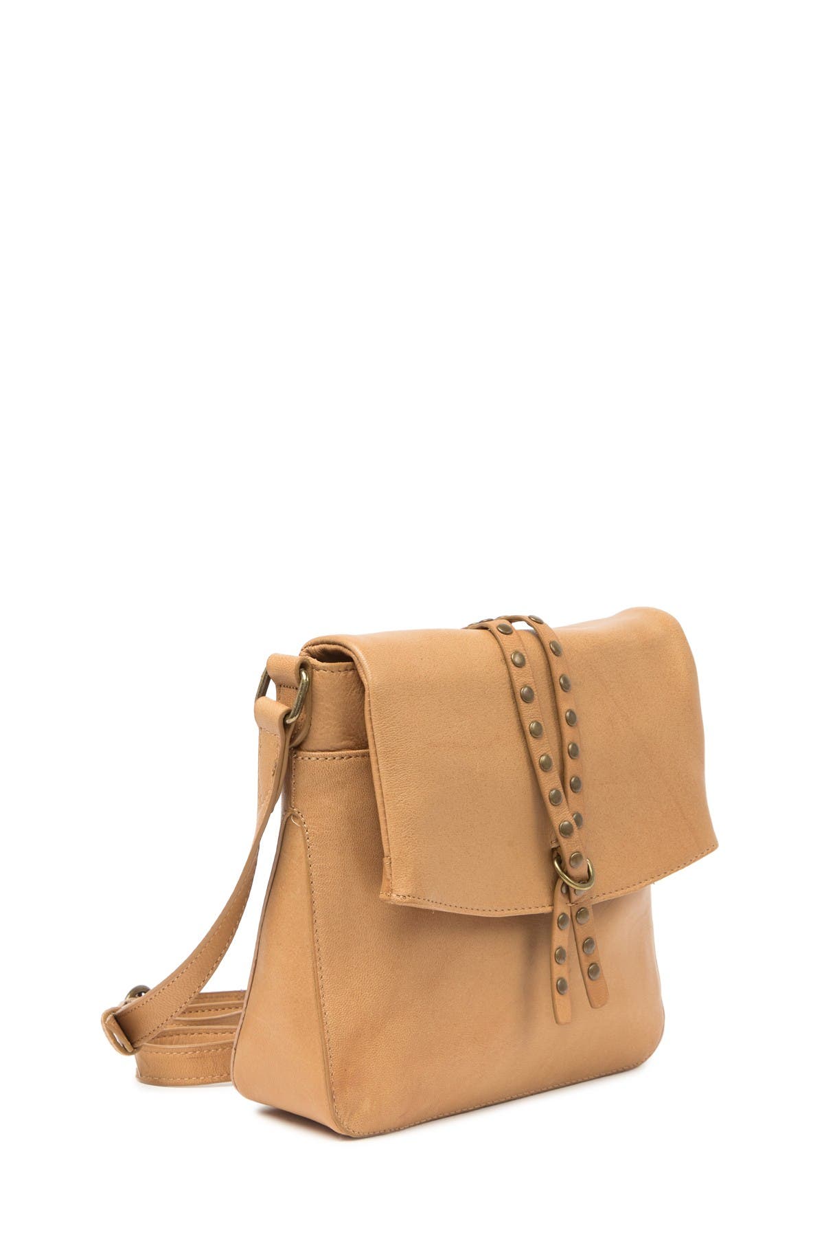 Lucky Brand Raldi Leather Studded Crossbody Bag (Women) | Nordstromrack