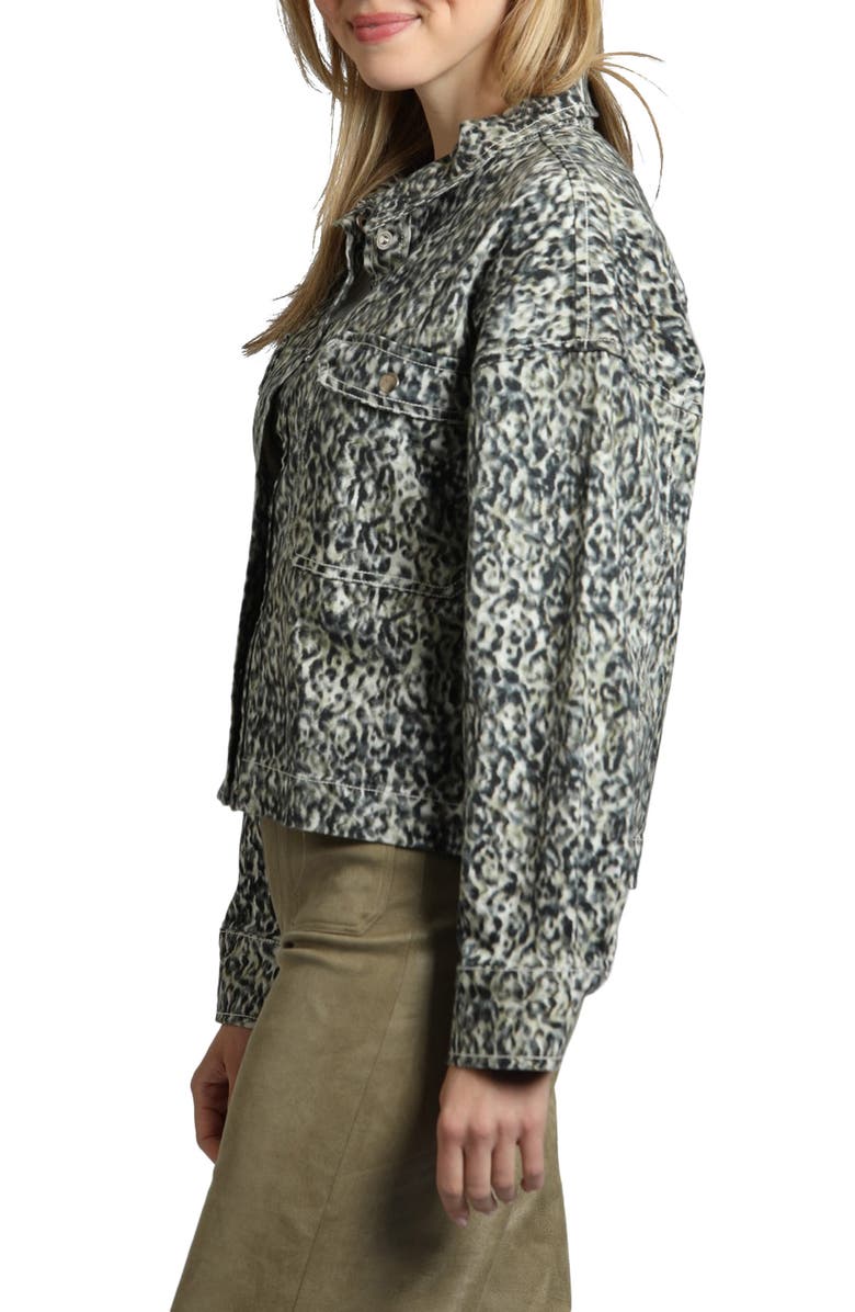 APNY Scribble Abstract Print Snap-Up Shirt Jacket, Alternate, color, 