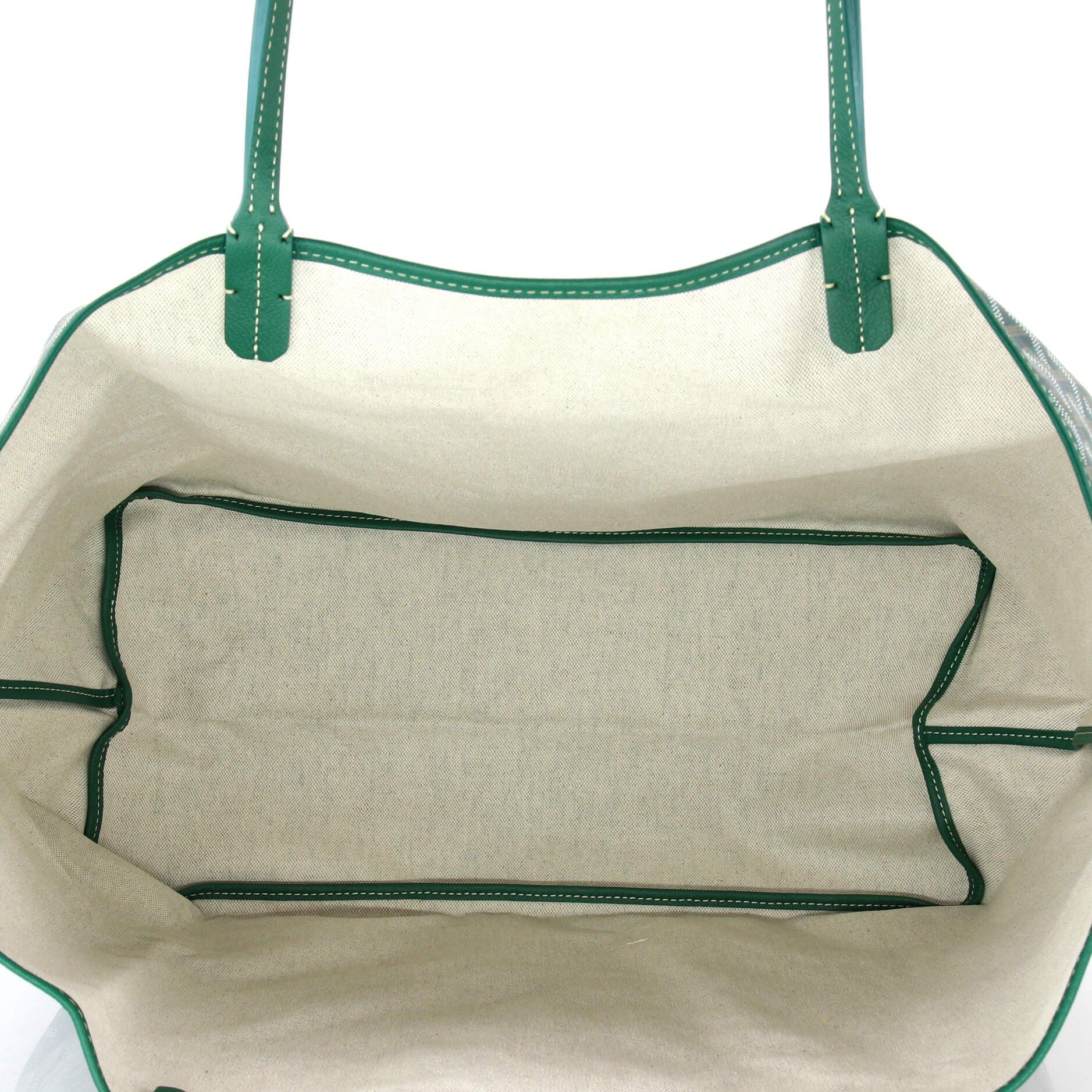 Pre-Owned Goyard Saint Louis Tote Coated Canvas GM, Alternate, color, Green