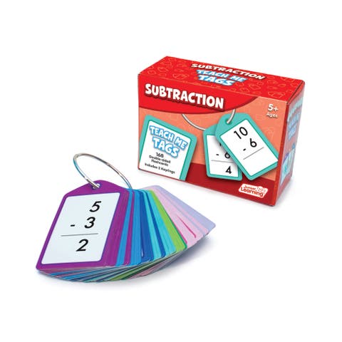 Subtraction Teach Me Tags 168 Educational Flashcards