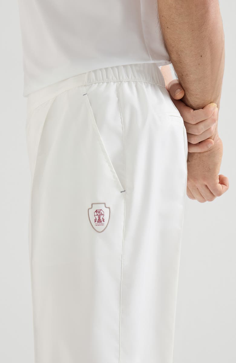 Brunello Cucinelli Nylon trousers, Alternate, color, White
