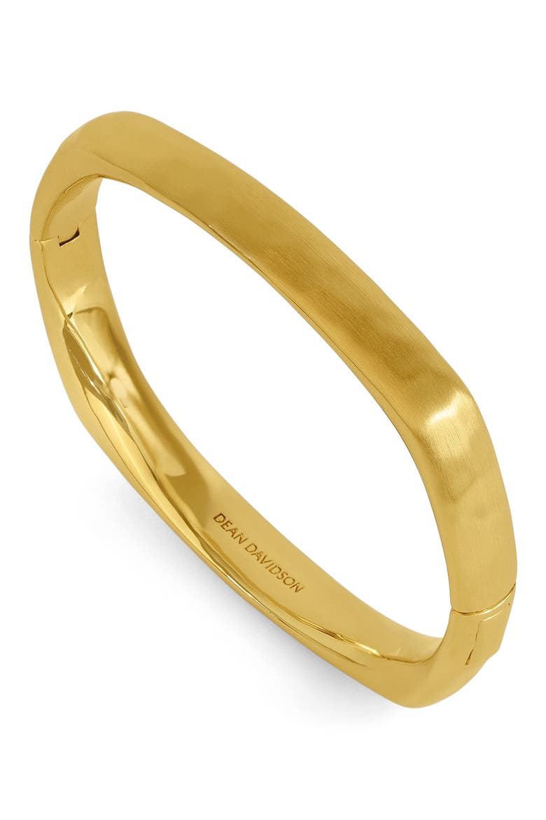 Mara Hinge Bangle, Main, color, GOLD