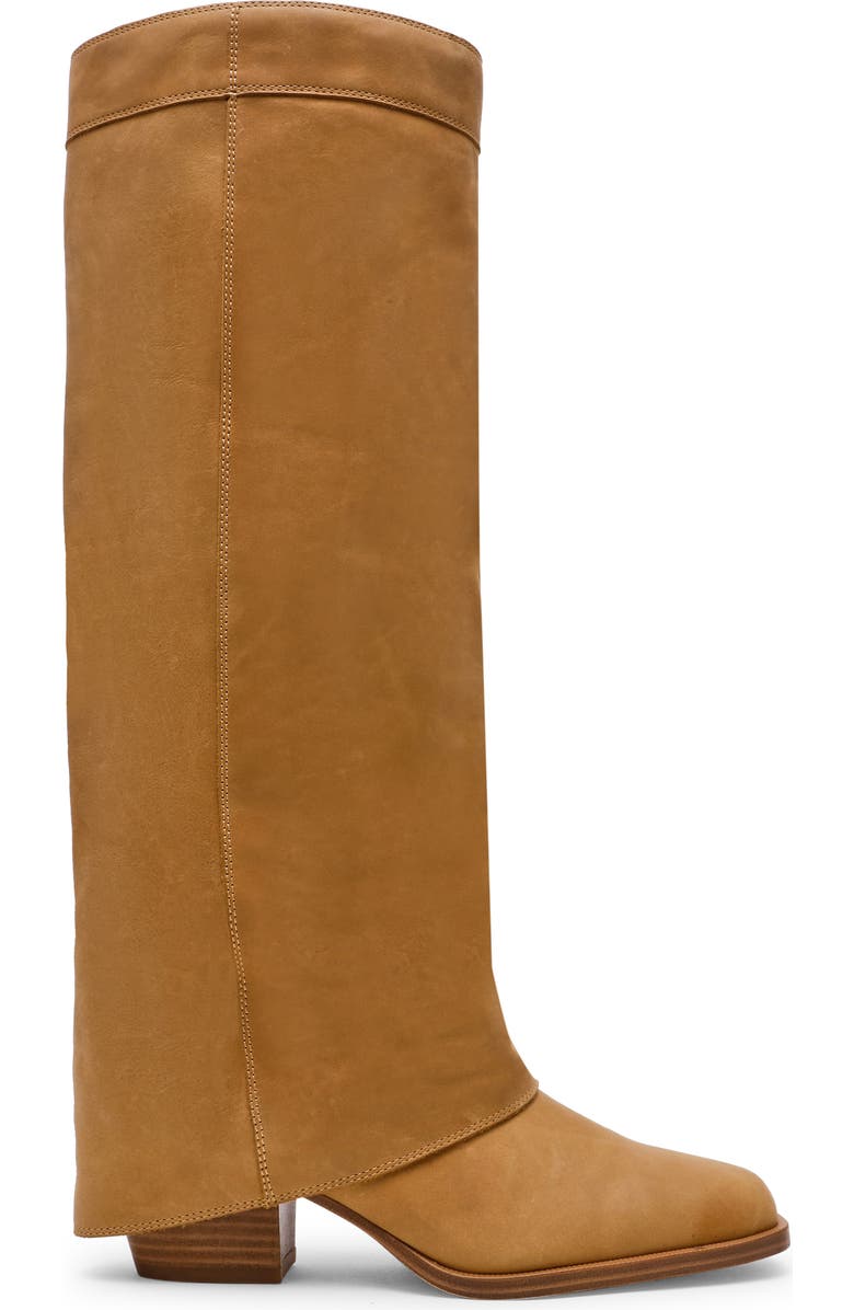 Steve Madden Winnick Foldover Knee High Boot, Alternate, color, Banana Leather