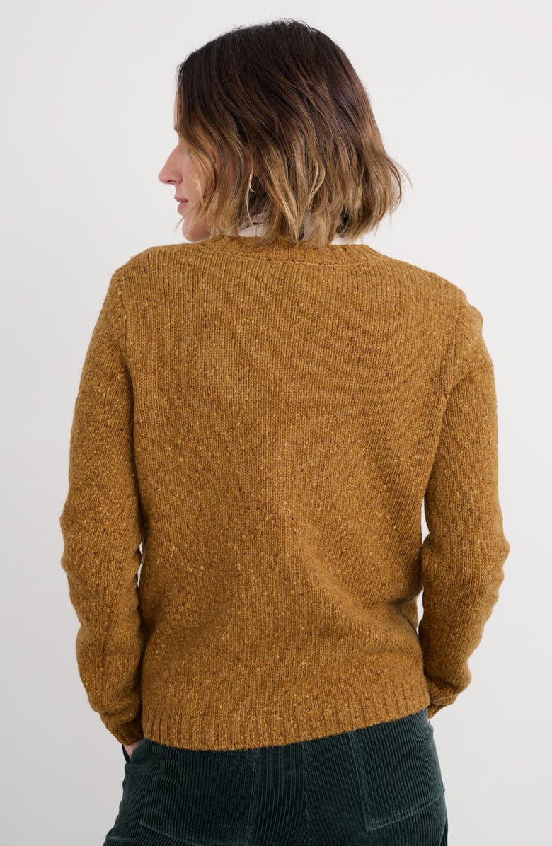 Seasalt Cornwall Dawson Pick Merino Wool Blend Crewneck Sweater, Alternate, color, Knit Melange Marshland
