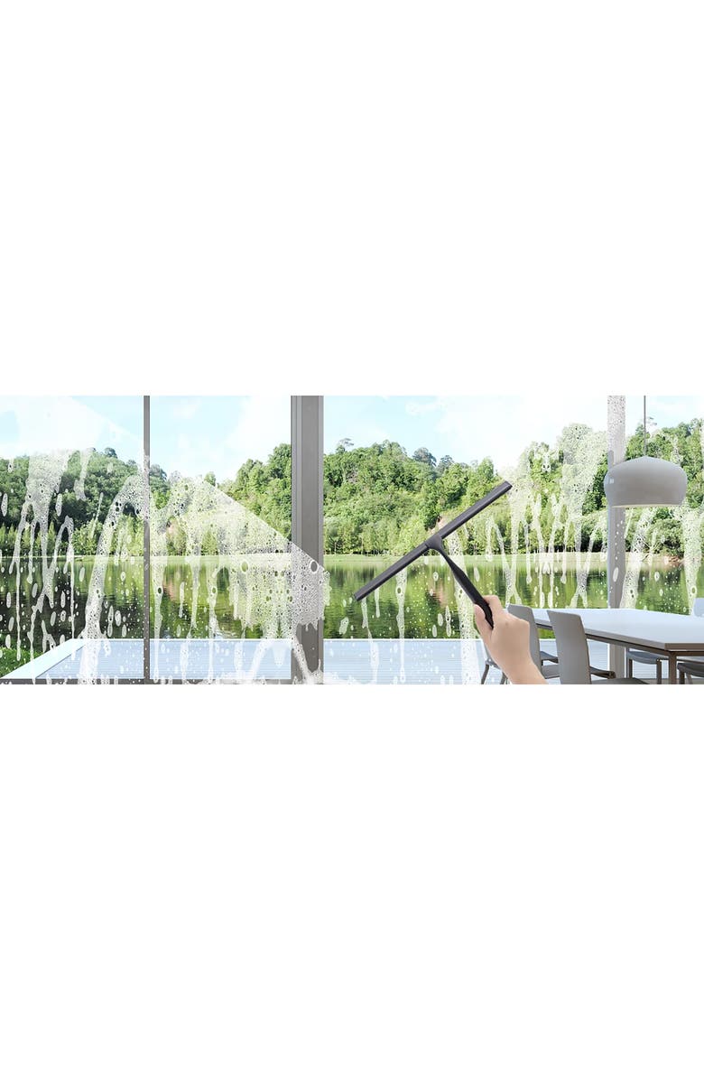 J AND V TEXTILES 3-Pack Shower Squeegees, Alternate, color, Black