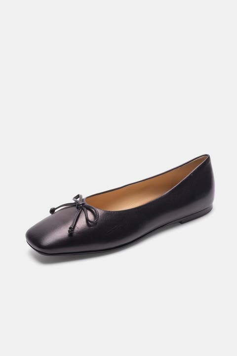 Felicia Square Toe Ballerina Flat