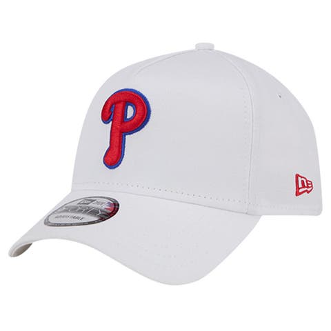 Men's New Era White Philadelphia Phillies TC A-Frame 9FORTY Adjustable Hat