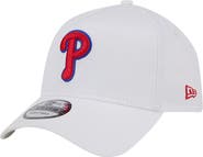 New Era Men's New Era White Philadelphia Phillies TC A-Frame 9FORTY Adjustable Hat