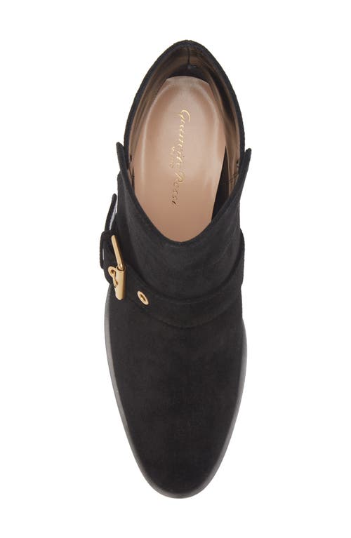 Gianvito Rossi Buckle Bootie In Black Nero