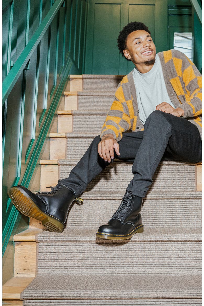 dr martens mens dress boots Dr. Adrian Bone Snaffle Mustard Analine Extra Butter The air Dr. Martens Men's Combs Leather