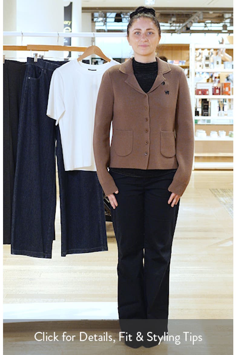 Merino Wool Blazer Cardigan video