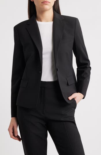 ボトムスその他 Theory Tailored Black Merino Wool Blazer Theory Slim Fit Stretch Wool Blazer | Nordstrom