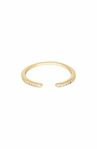Cubic Zirconia Split Band Ring