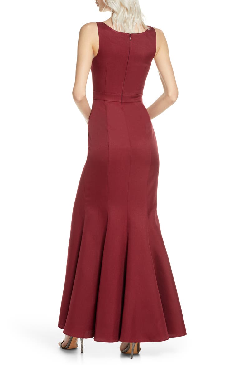 Selena Mermaid Gown, Alternate, color, WINE