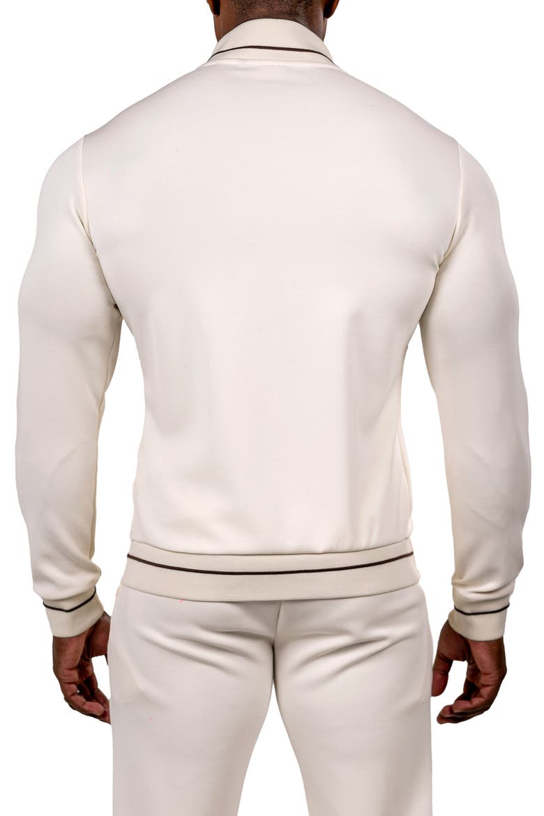 Marthyr0001 White Zip Sweatshirt, Alternate, color, WHITE
