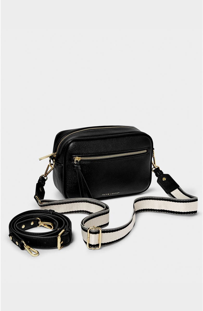 Katie Loxton Hallie Crossbody Bag, Alternate, color, Black