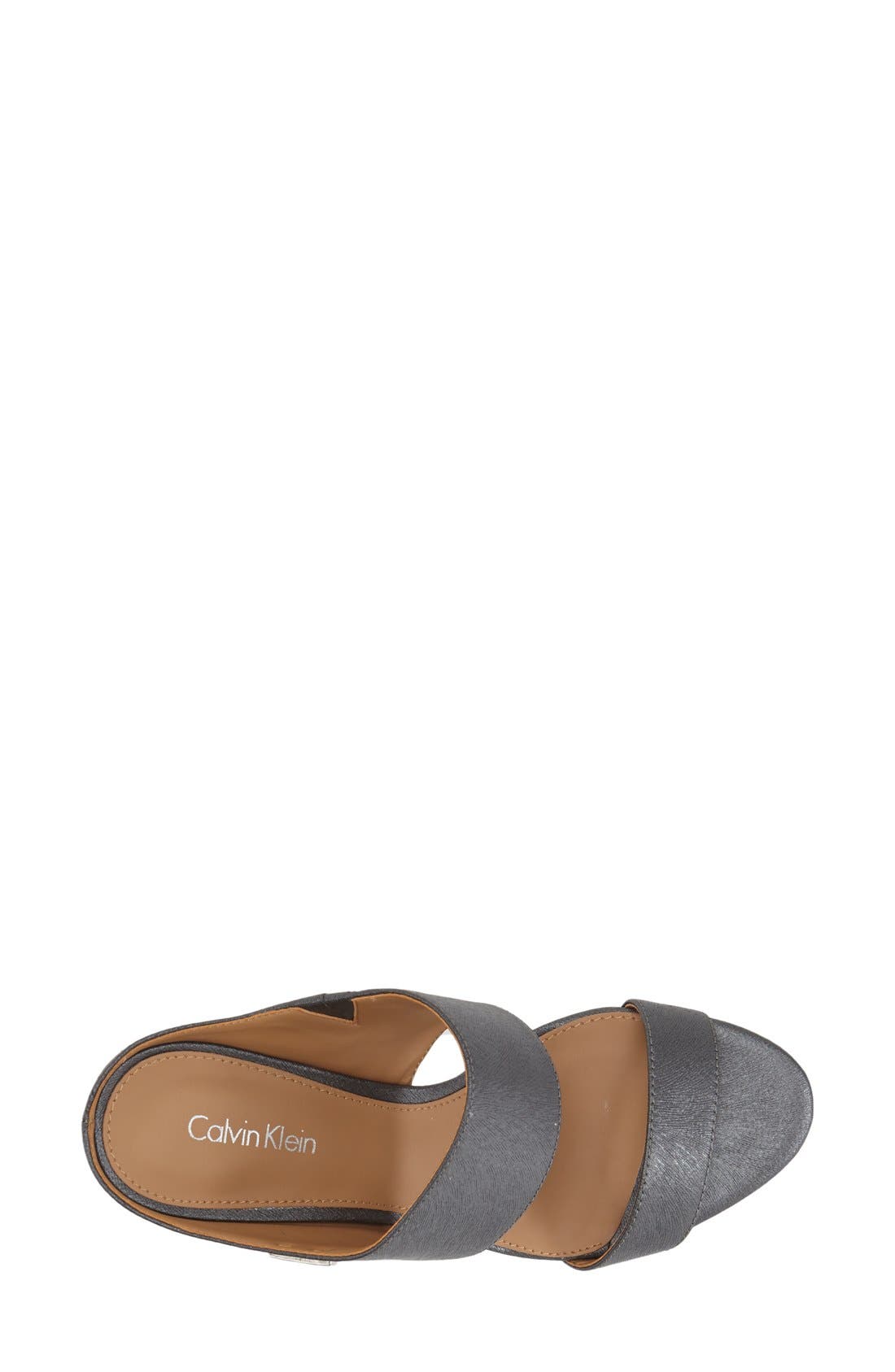 'Cecily' Sandal, Alternate, color, PEWTER